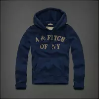 hommes giacca hoodie abercrombie & fitch 2013 classic x-801 lumiere bleu saphir